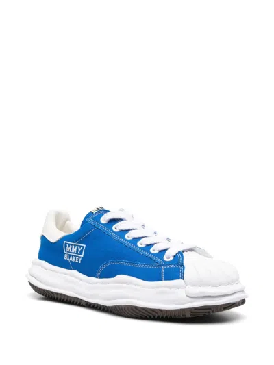 Miharayasuhiro Maison Mihara Yasuhiro Electric Blue Canvas Blakey Low-top Sneakers Men In Blue