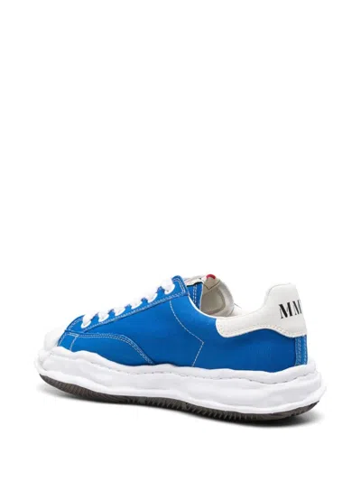 Miharayasuhiro Maison Mihara Yasuhiro Electric Blue Canvas Blakey Low-top Sneakers Men In Blue