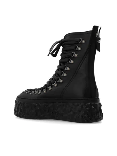 Agl Attilio Giusti Leombruni Lace-up Leather Boots In Black