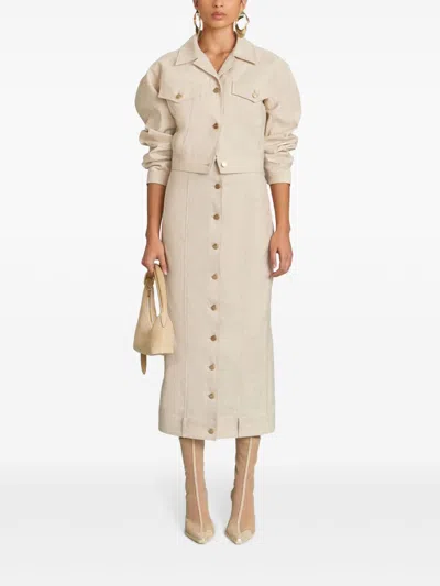 Cult Gaia Daphne Jacket In Neutrals