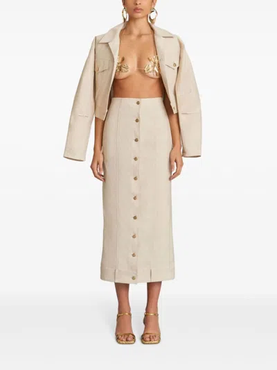 Cult Gaia Daphne Jacket In Neutrals