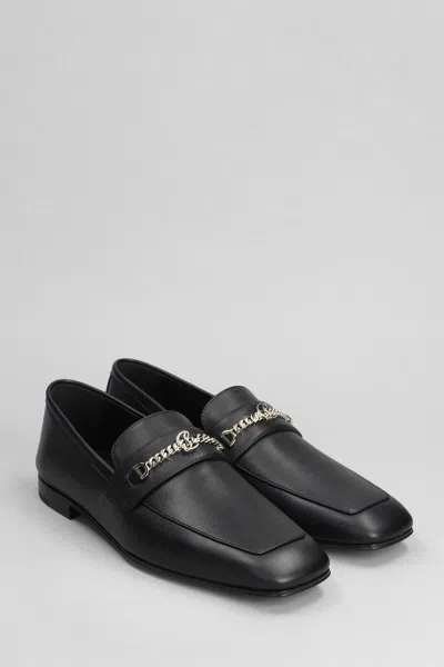 Christian Louboutin Mj Loafers In Black Leather In Black