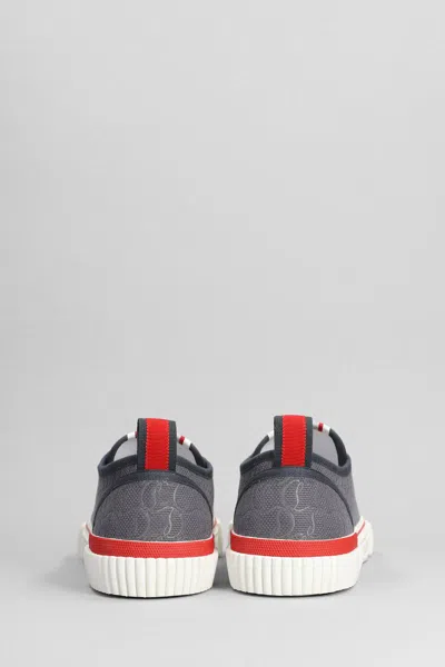 Shop Christian Louboutin Pedro Junior Sneakers In Blue