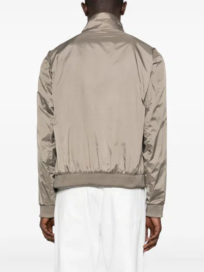 Shop Hugo Boss Water-repellent Reversible Jacket In Neutrals