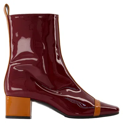 Carel Paris Audrey Boots - Carel - Patent Leather - Camel In Beige