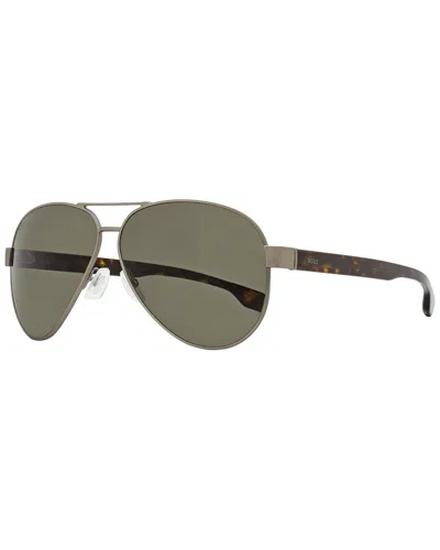 Hugo Boss Boss Boss Pilot 1560/o/s Sunglasses Man Sunglasses Brown Size 63 Metal, Acetate