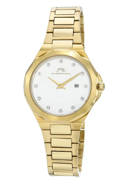 PORSAMO BLEU VICTORIA WOMEN'S SLIM CASE WATCH WITH CRYSTALS 1242BVIS 