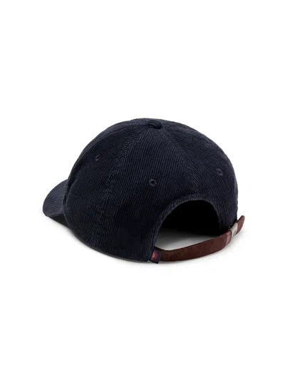 Faherty Corduroy Patch Hat In Phantom