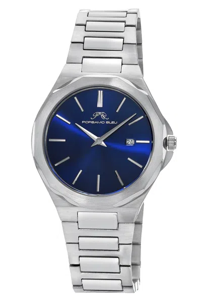 Porsamo Bleu Alexander Men's Slim Case Watch 1232aals In Silver
