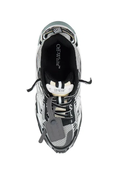 Off-white Be Right Back Sneakers Off White Leather Grey In Grey