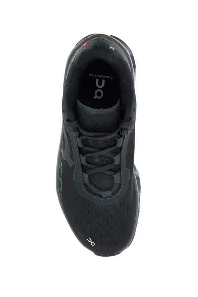 On Cloudmster 2 Rubber-trimmed Mesh Sneakers In Black