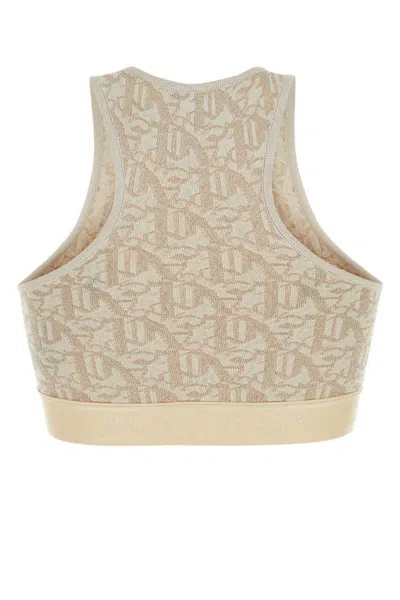 Palm Angels Embroidered Viscose Blend Top In Printed