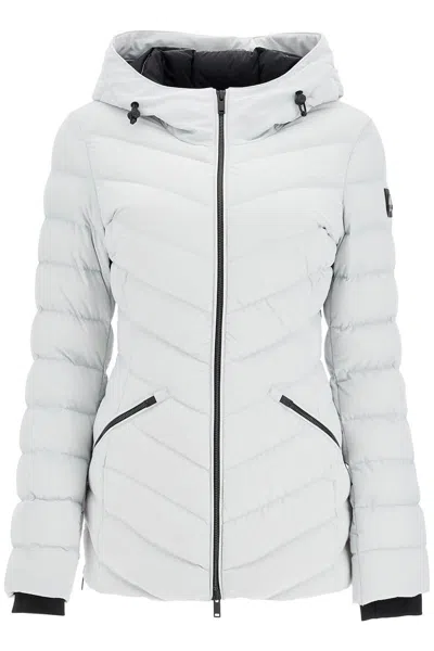 Moose Knuckles Rockcliff Midi Down Jacket In Grey