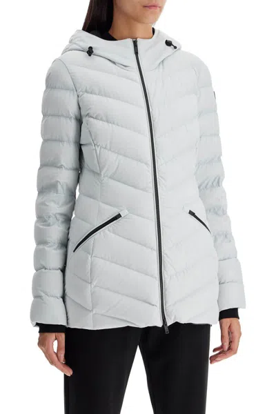 Moose Knuckles Rockcliff Midi Down Jacket In Grey