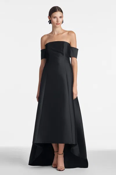 Sachin & Babi Agyness Gown In Black