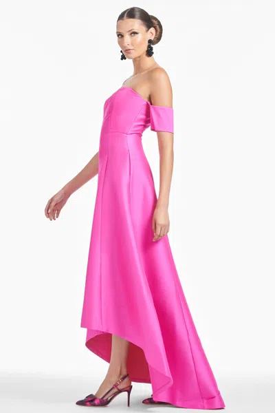 Sachin & Babi Agyness Gown In Fuchsia