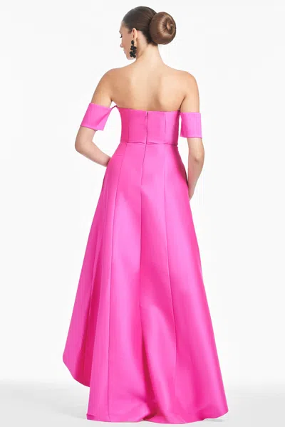 Shop Sachin & Babi Agyness Gown In Fuchsia