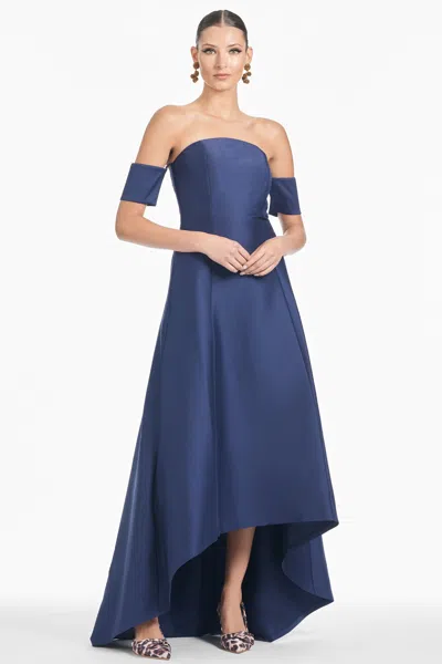 Sachin & Babi Agyness Gown In Night Sky