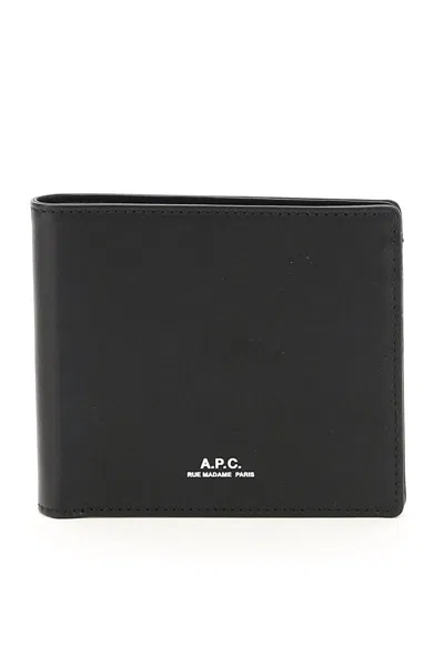 Shop Apc Aly Bi-fold Wallet In Black