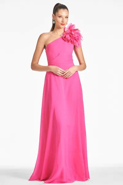 Shop Sachin & Babi Allegra Gown In Think Pink