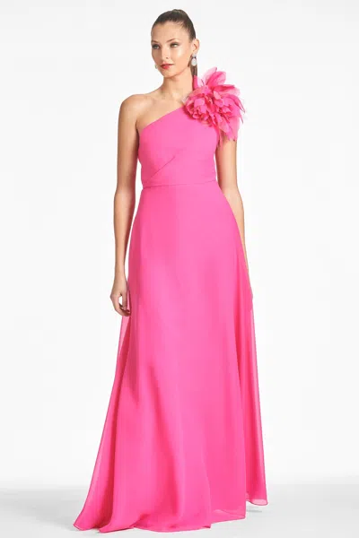 Shop Sachin & Babi Allegra Gown In Think Pink