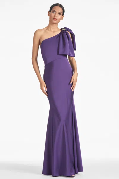 Sachin & Babi Aubrey Gown In Amethyst