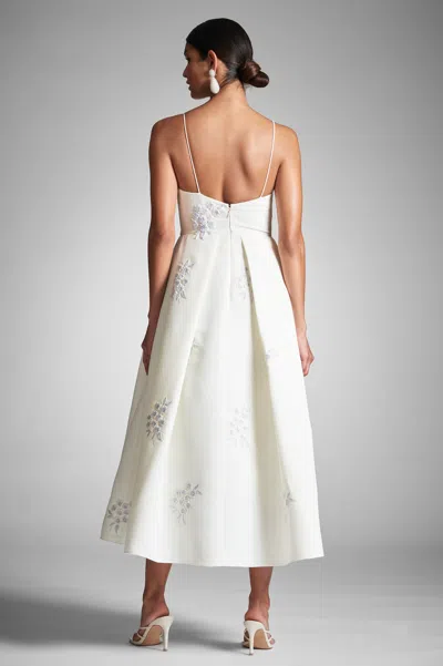 Shop Sachin & Babi Audra Dress In Ivory/embroidered Floral