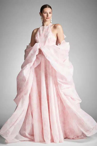 Sachin & Babi Aura Coat In Pale Pink Floral