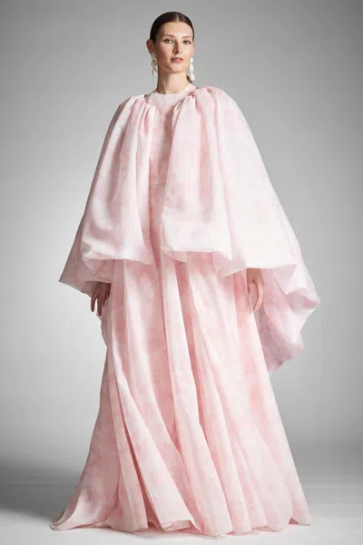 Sachin & Babi Aura Coat In Pale Pink Floral