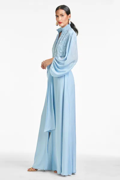 Shop Sachin & Babi Beatrix Gown In Chambray Blue