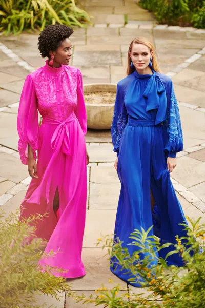 Sachin & Babi Beatrix Gown In Fuchsia
