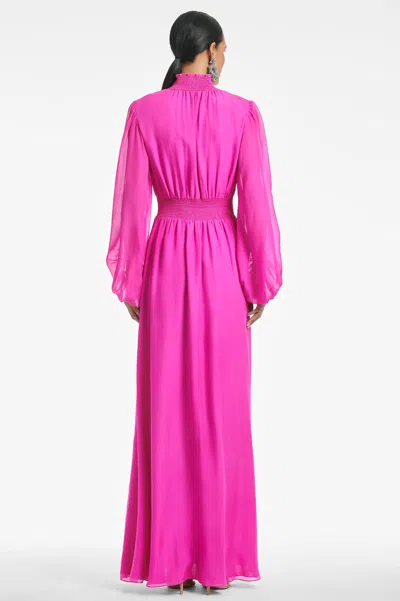 Sachin & Babi Beatrix Gown In Fuchsia