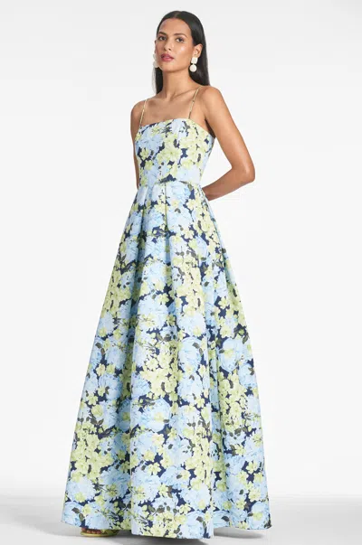 Sachin & Babi Beau Gown In Garden Club
