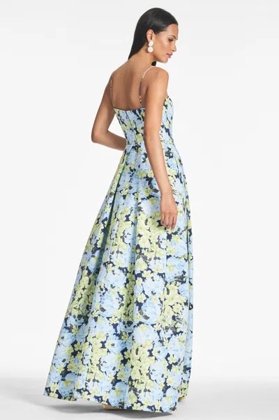 Sachin & Babi Beau Gown In Garden Club