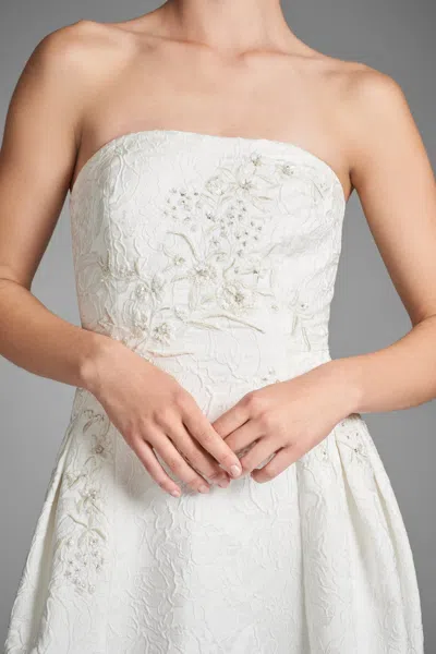 Sachin & Babi Belle Gown In Ivory