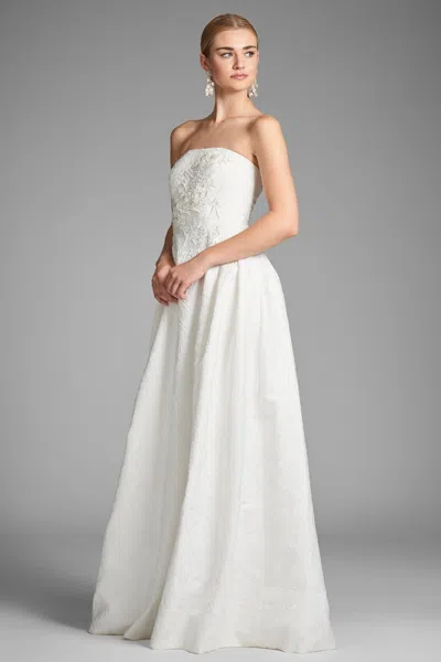 Sachin & Babi Belle Gown In Ivory