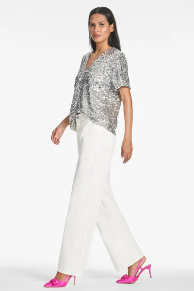 Sachin & Babi Bette Top In Silver