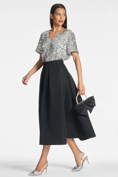 Sachin & Babi Bette Top In Silver