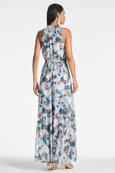 Shop Sachin & Babi Blair Dress In Ice Blue Garden