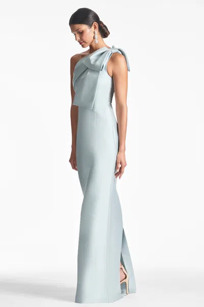 Sachin & Babi Bonnie Gown In Ash Blue