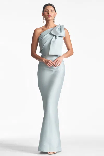 Shop Sachin & Babi Bonnie Gown In Ash Blue