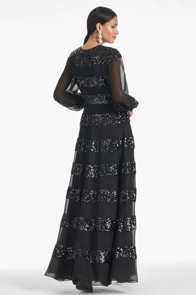 Sachin & Babi Brenda Gown In Black