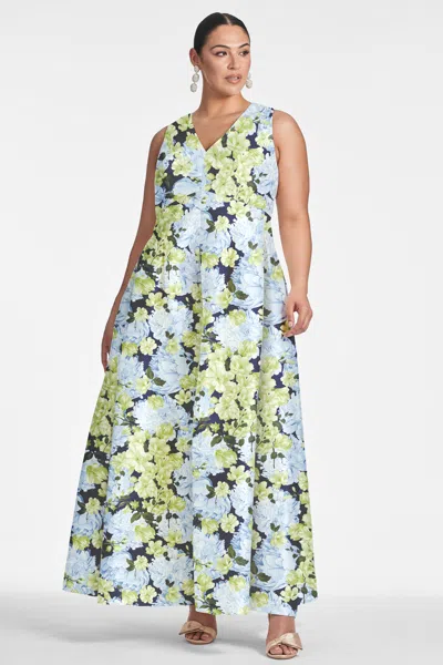 Sachin & Babi Women's Millie Floral Embellished Faille Cocktail Dress In Garden Club