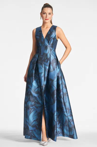Sachin & Babi Brooke Gown In Tonal Petal