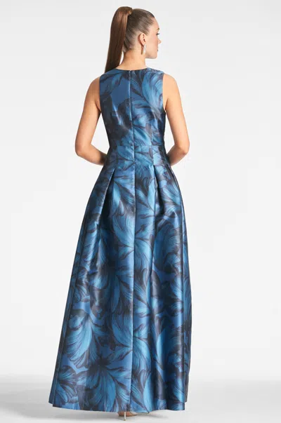 Sachin & Babi Brooke Gown In Tonal Petal