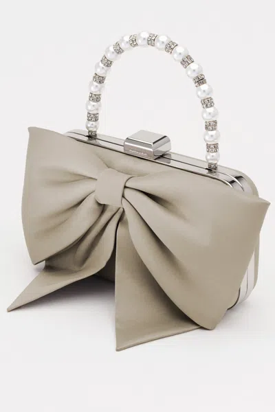 Sachin & Babi Bubbly Clutch Bag In Pewter