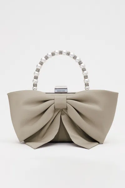 Sachin & Babi Bubbly Clutch Bag In Pewter