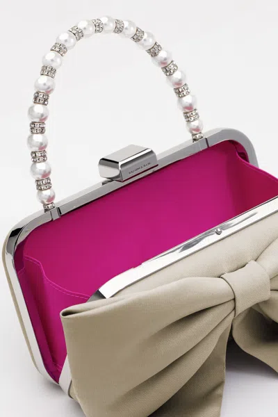 Sachin & Babi Bubbly Clutch Bag In Pewter