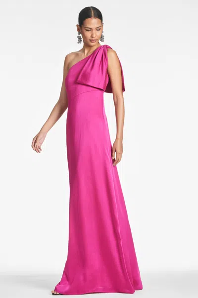 Sachin & Babi Chelsea Gown In Dragonfruit