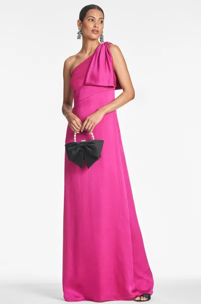 Sachin & Babi Chelsea Gown In Dragonfruit